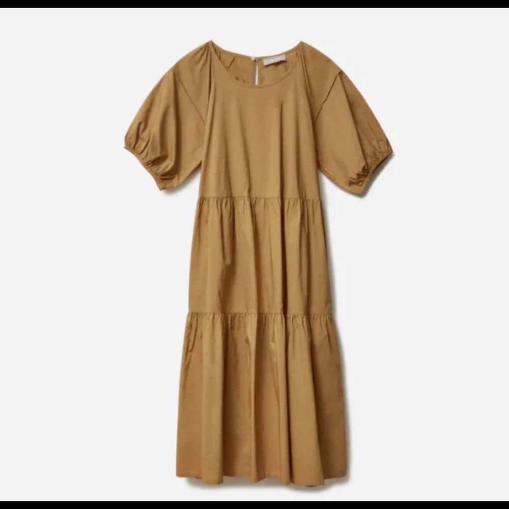 Everlane Tiered Cotton Dress NWT